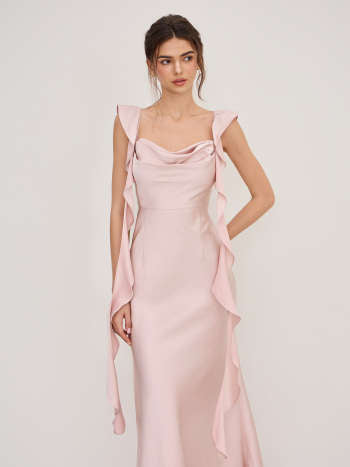 Cowl Neck Maxi Dress