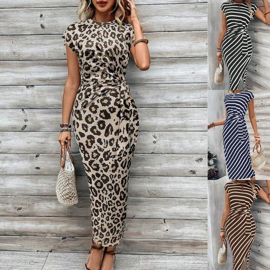 Curve Leopard Maxi Dress